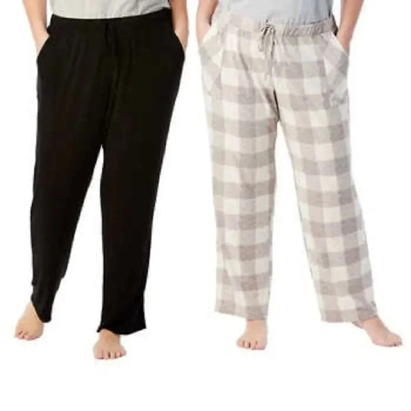 Lucky Brand 2pk Straight Leg Lounge Pants - Picture 3 of 11